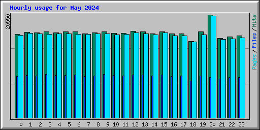 Hourly usage for May 2024